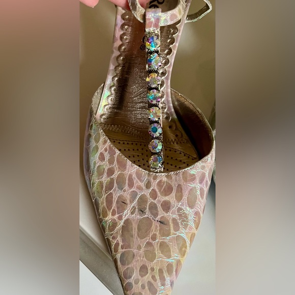 J. Renee Opal Crocodile Heels - Picture 3 of 7